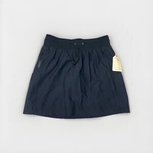 Telluride Clothing Company Womens Skort Small Black NWT Elastic Waist Drawstring